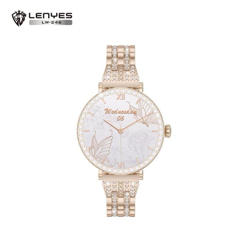 LENYES LW246 1.19" Amoled Smart Watch Sport Health Monitoring Wireless Magnetic Smartwatch Touch Screen Jam Tangan