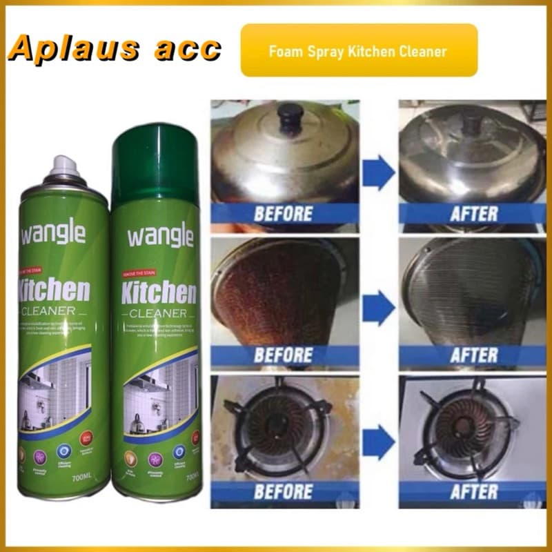 Spray Kitchen Cleaner Spray Foam Busa Pembersih Noda Dapur 700ML