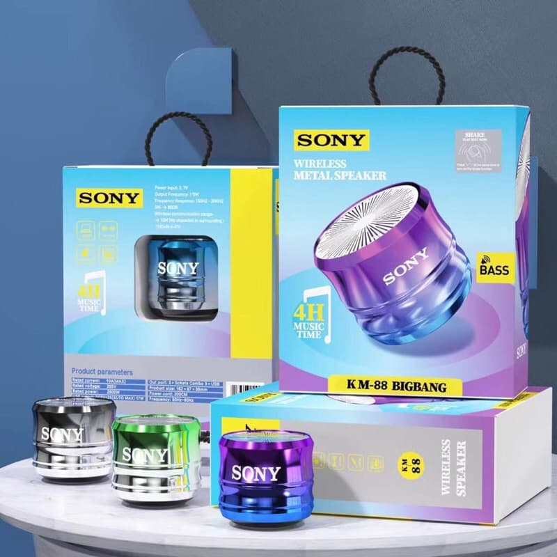 Speaker Bluetooth Besi Mini KM66 KM77 KM88 Wireless Speaker Portable