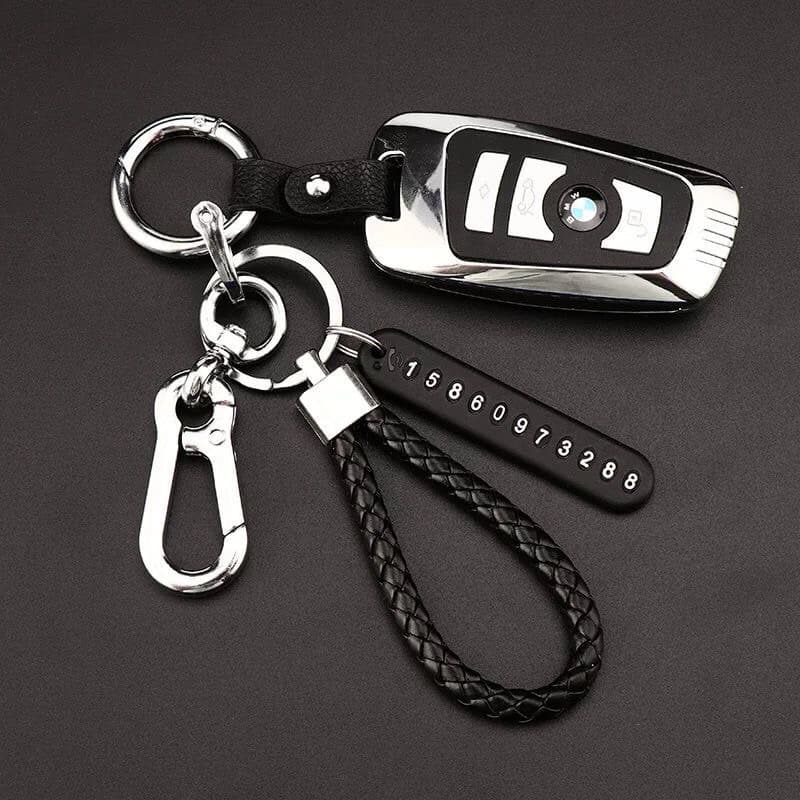 Gantungan Kunci Tag No Hp Set Gantungan Kunci Motor Mobil Anti Maling Keychain Buckle