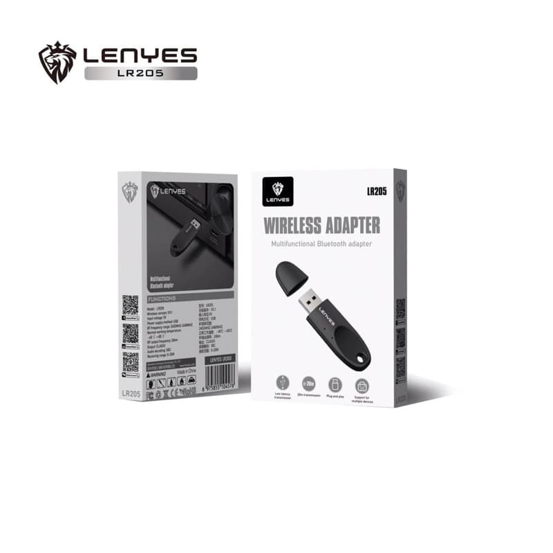 Lenyes LR201 LR205 Bluetooth Receiver USB Wireless Adapter 5.1 Alat Bluetooth Salon