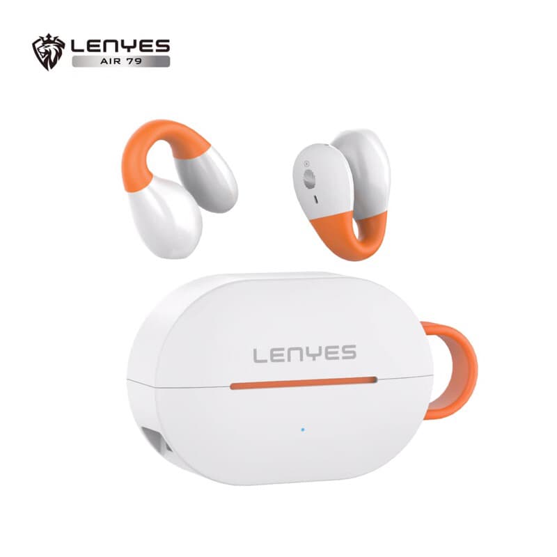 Lenyes AIR 79 Headset TWS Bluetooth Wireless 5.3 Smart Touch Hifi Stereo OWS Earphone Air Conduction Model Anting