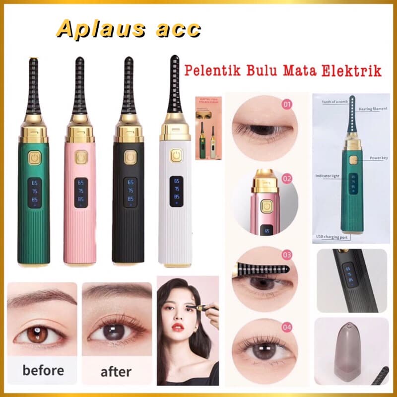 Alat Pelentik Bulu Mata Elektric Alat Penjepit Bulu Mata Tahan Lama portable