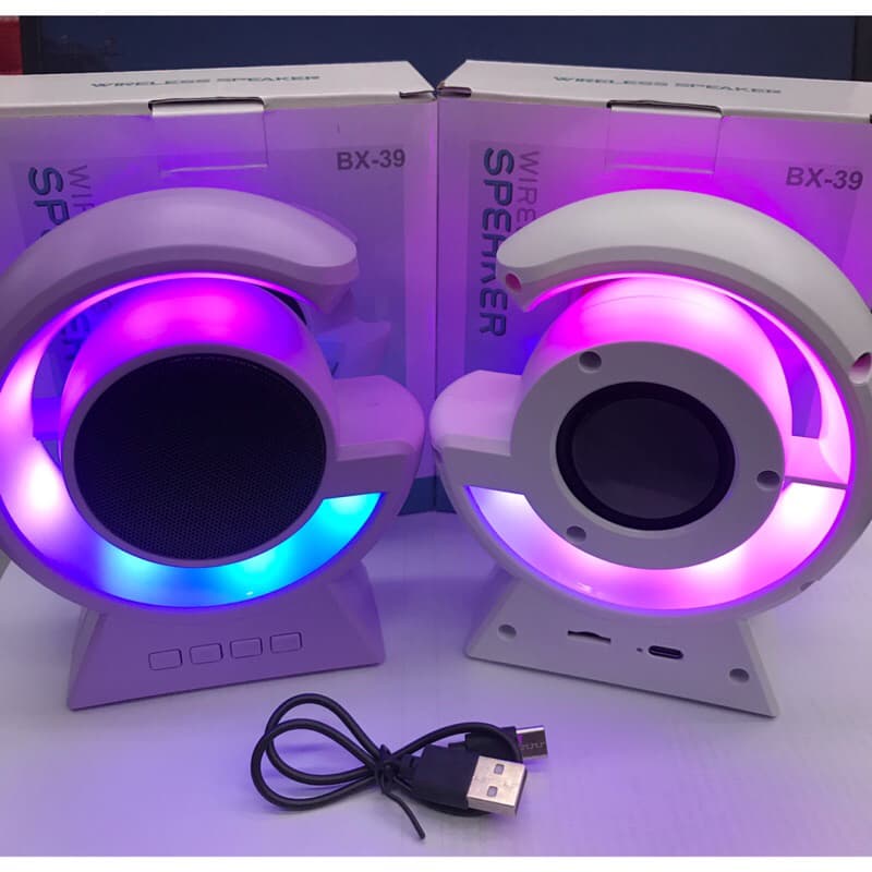 Speaker Bluetooth RGB Model G BX-39 Wireless Speaker TWS BX39