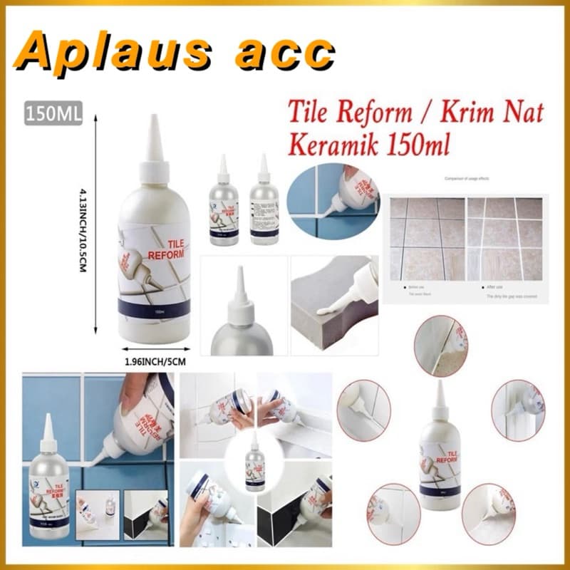 Krim Nat Keramik 150ml Tile Reform Waterproof Krim Pengisi Celah Nat Keramik Ubin Anti Jamur