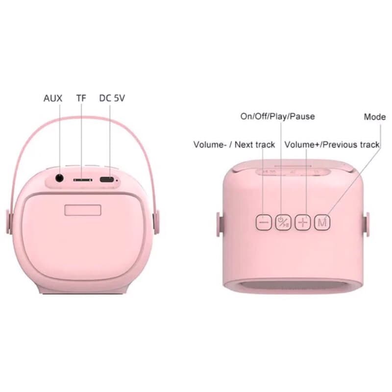 Speaker Karaoke K2 Portable + Mic Bluetooth Speaker Mini Set Full Bass