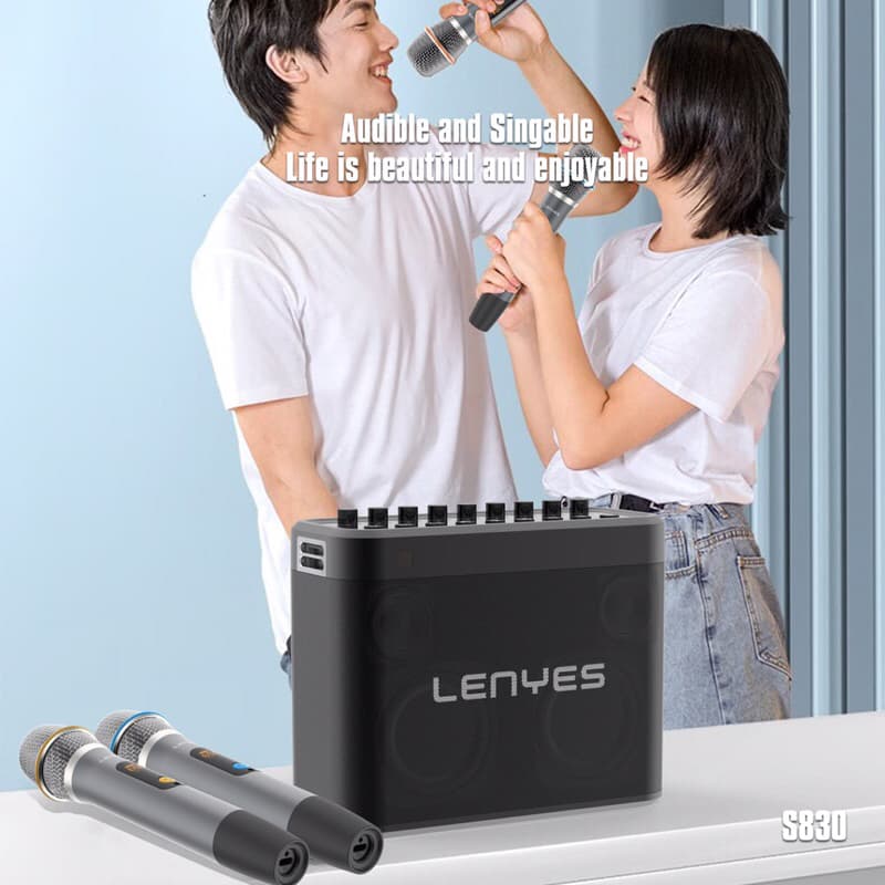 Speaker Bluetooth Lenyes S830 Karaoke Party Speaker Wireless 5.0 TWS