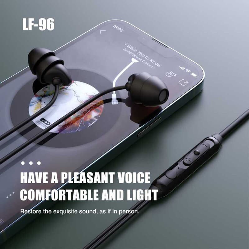 LENYES LF96 Headset In Ear Hifi Stereo Earphone With Microphone 3.5mm