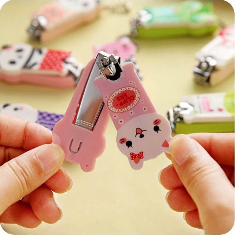Gunting Kuku Karakter Lucu Manicure Pedicure Gunting Kuku Mini Nail Clipper
