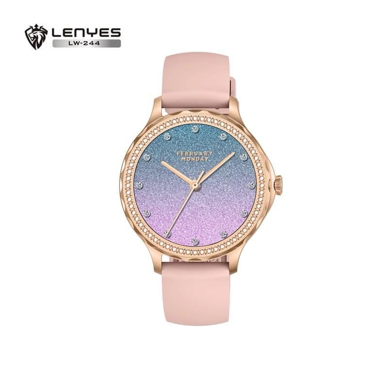 Lenyes LW244 1.2” Smart Watch Sport Health Monitoring Wireless Magnetik Smart Watch Touch Screen Jam Tangan LW244