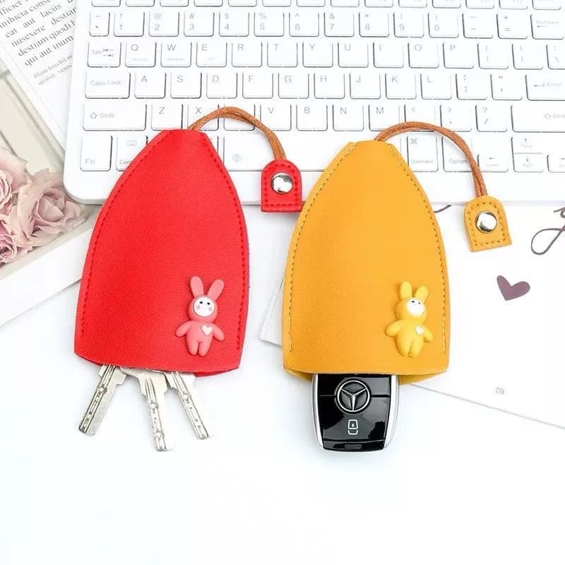 Dompet Gantungan Kunci Unik Tas Gantungan Kunci Motif Kartun Lucu Serbaguna
