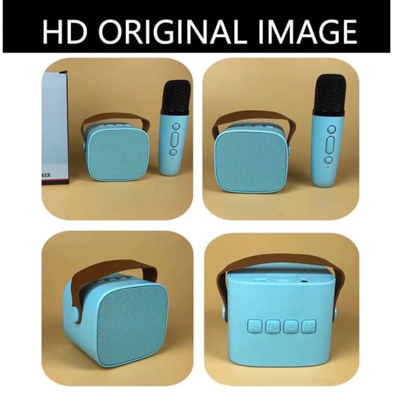 Speaker Bluetooth K1 Portable + Mic Bluetooth Speaker Mini Set Full Bass