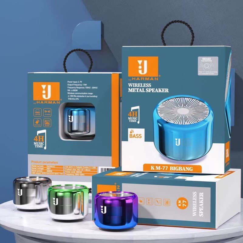 Speaker Bluetooth Besi Mini KM66 KM77 KM88 Wireless Speaker Portable