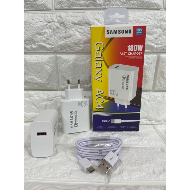 Charger Casan Ori Samsung Galaxy A04 180W Support FastCharging