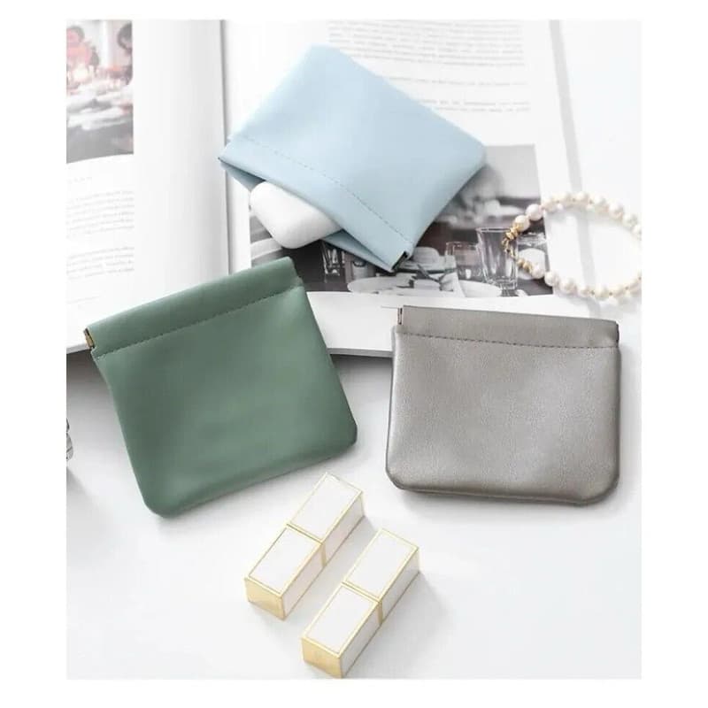 Tas Penyimpanan Lipstick Kosmetik Mini Pouch Tas Portable Serbaguna