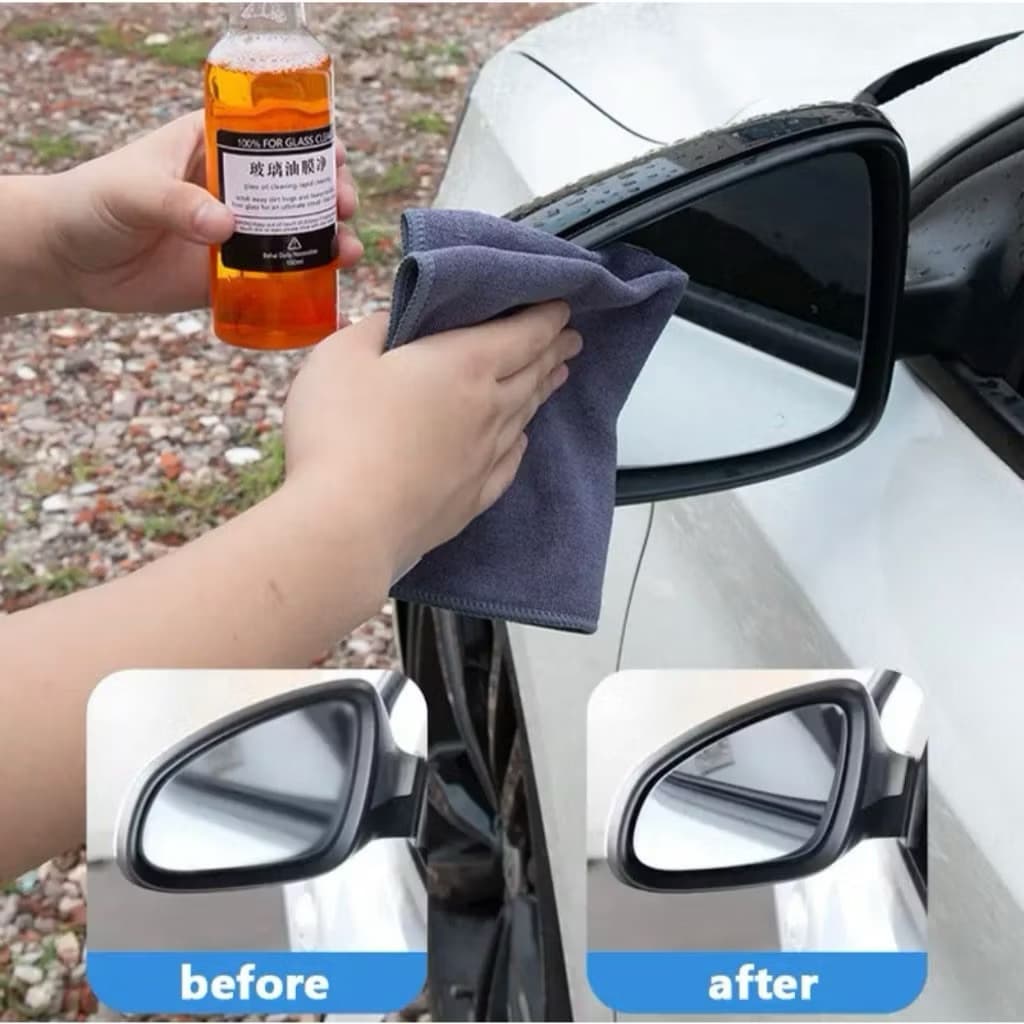 Cairan Pembersih Wiper Kaca Mobil Kilat 150ML Pembersih Jamur Car Glass Oil Film Remover
