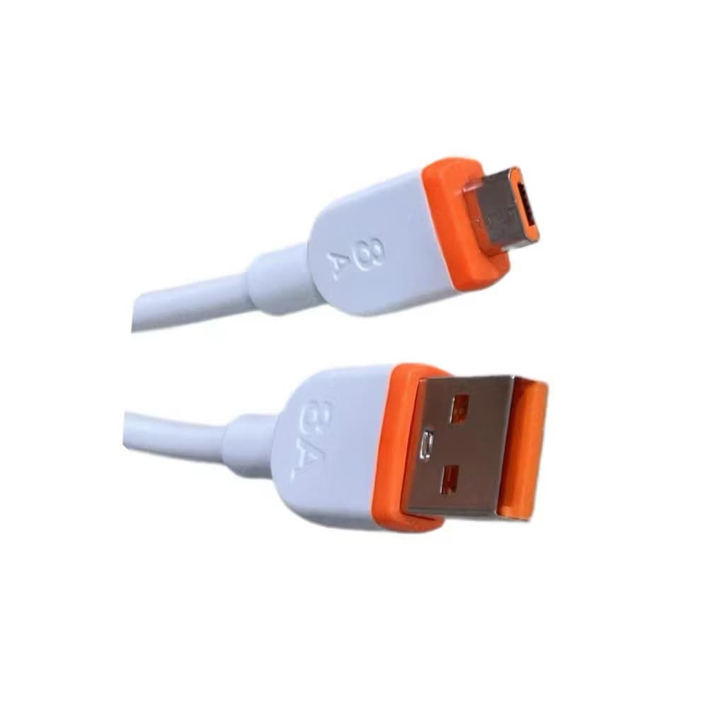 Kabel Data Charger Fast Charging 8A Micro V8 dan Type C Cas USB  Micro
