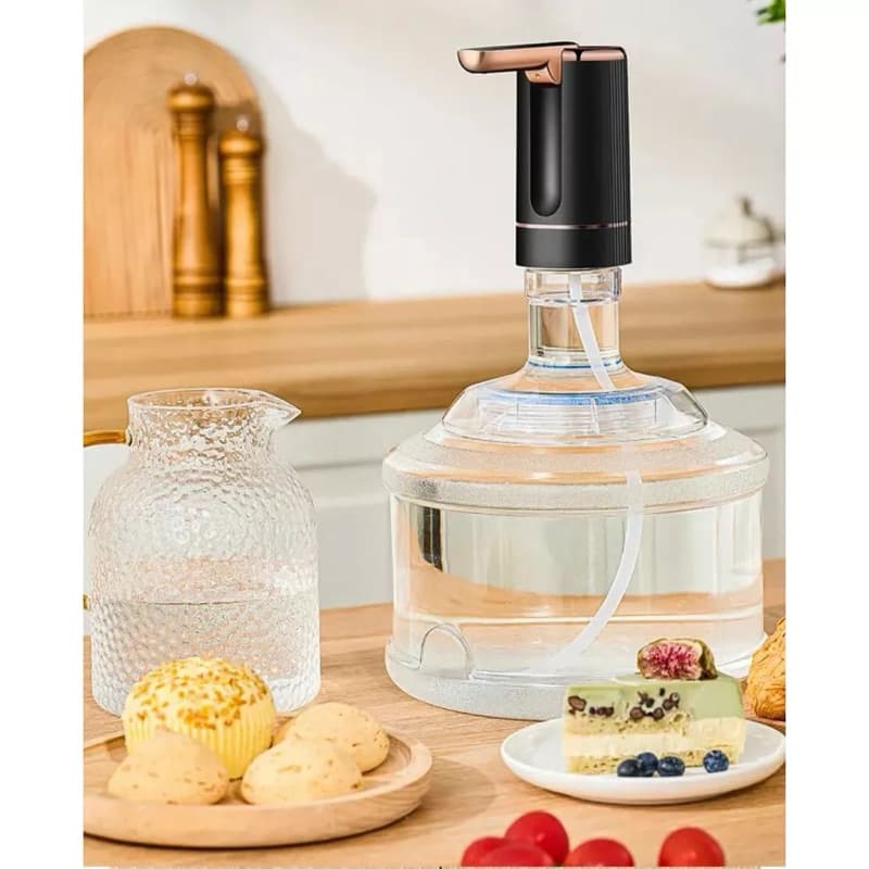 Pompa Galon Premium Lipat 3 Tombol Pompa AIr Dispenser Elektrik Timer USB Charger