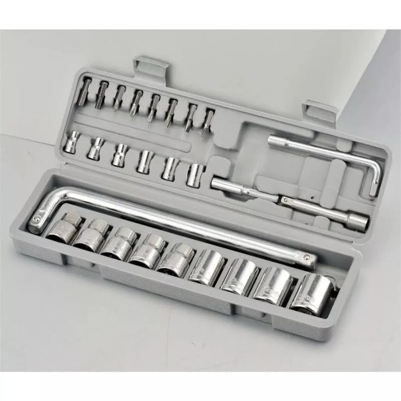 Kunci Shock Set 27in1 Kunci Sok Set 27pcs Full Set Repair Tools Sok Wrench 27pcs Toolkit Full Set