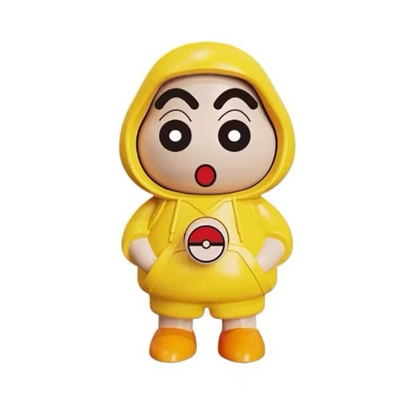 Gantungan Kunci Boneka Shinchan Kuromi Berubah Wajah Keychain Karakter Shinchan Lucu