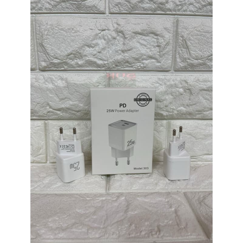 Batok Ori PD 25W Adaptor Charger USB Type C 303 Vooc Fast Charging Universal