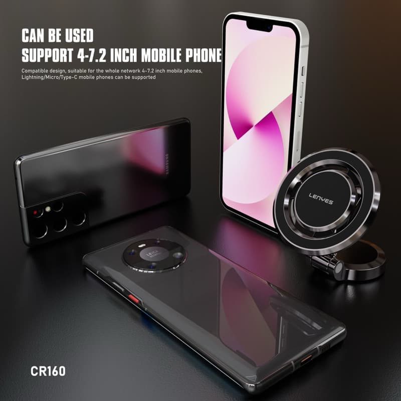 Holder Mobil Magnet LENYES CR-160 Fleksibel 360 Derajat