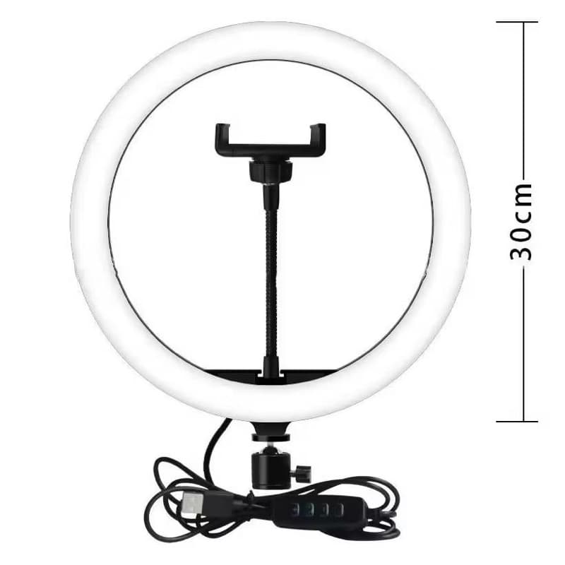 Lampu LED Ringlight selfie 30cm make up / Ringlight Lampu Selfie Studio 30cm Live Streaming