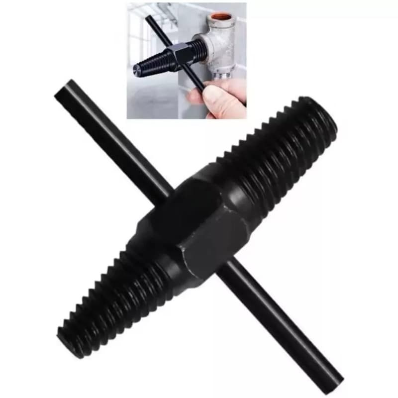 Pipe Extractor 1/2 - 3/4 Alat Cabut Buka Pipa Kran Rusak Patah Tap Balik 1/2 3/4