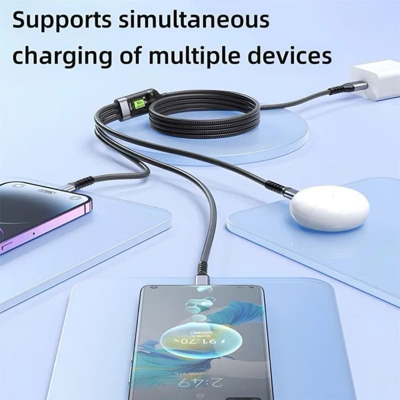 Charger Fast Charging 3 in 1 P46 Universal Android Type C Ios Lightning Casan Cepat