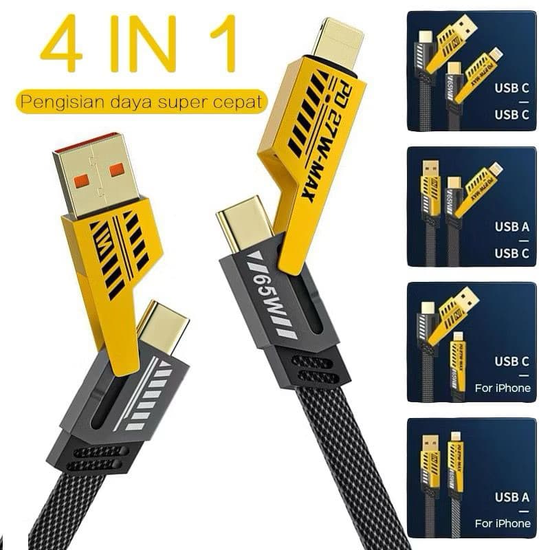 Charger Fast Charging 4 in 1 P46 Universal Android Type C Ios Lightning Casan Cepat
