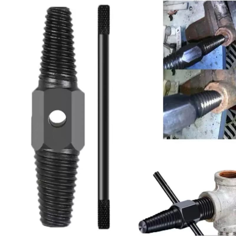 Pipe Extractor 1/2 - 3/4 Alat Cabut Buka Pipa Kran Rusak Patah Tap Balik 1/2 3/4
