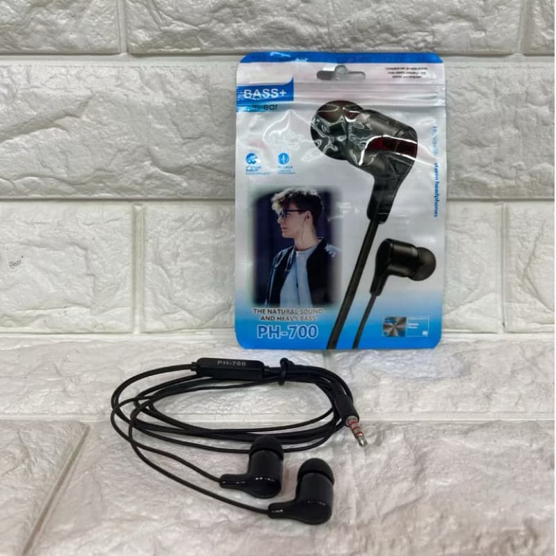 Handsfree Philips PH-700 + Mic Stereo Headset Earphone Sound Quality Extra Basss