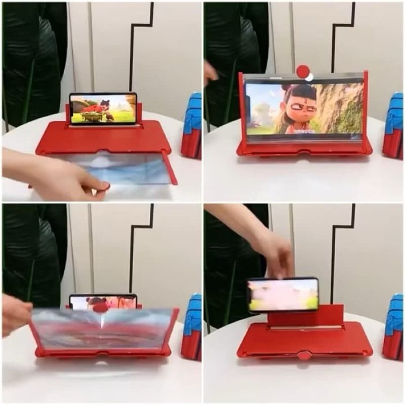 Pembesar Layar HP F3 3D Kaca Pembesar Layar Enlarge Screen