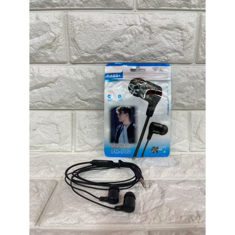 Handsfree Philips PH-700 + Mic Stereo Headset Earphone Sound Quality Extra Basss