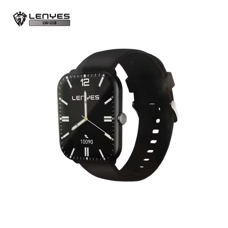 LENYES LW218 Smart Watch 2.01" TFT Display Waterproof IP68 100+ Sport Mode Smartwatch Heart Rate Blood Oxygen Monitoring Jam Tangan Pintar