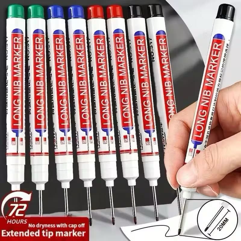 Spidol Pertukangan Nib Marker Alat Tulis Penanda Spidol Long Nib Head Marker Serbaguna