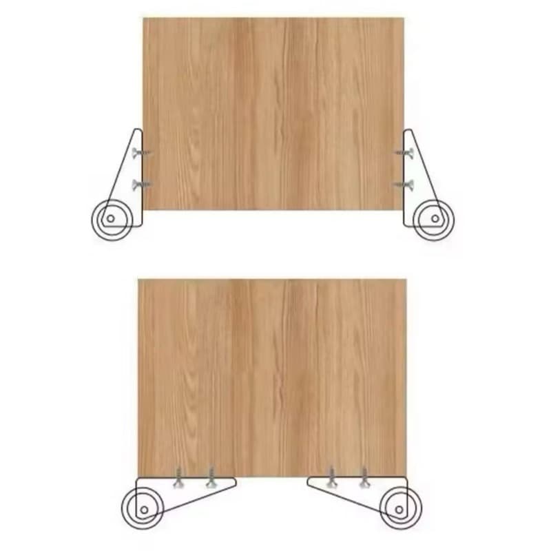 Roda Bawah Pintu Sliding Roda Penopang Penahan Bawah Pintu Geser Universal Serbaguna