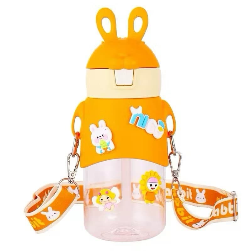 Botol Minum Anak Rabbit BZ-266 Botol Minum 600ML Karakter Lucu Free Stiker BPA Free