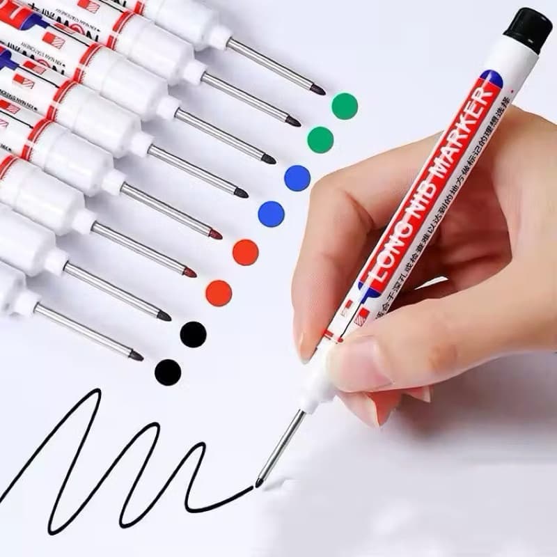 Spidol Pertukangan Nib Marker Alat Tulis Penanda Spidol Long Nib Head Marker Serbaguna