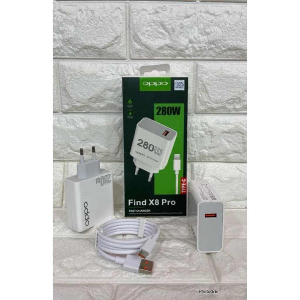 Charger ori 100 Oppo Find X8 Pro Fast Charging 280W Super Vooc Casan Original