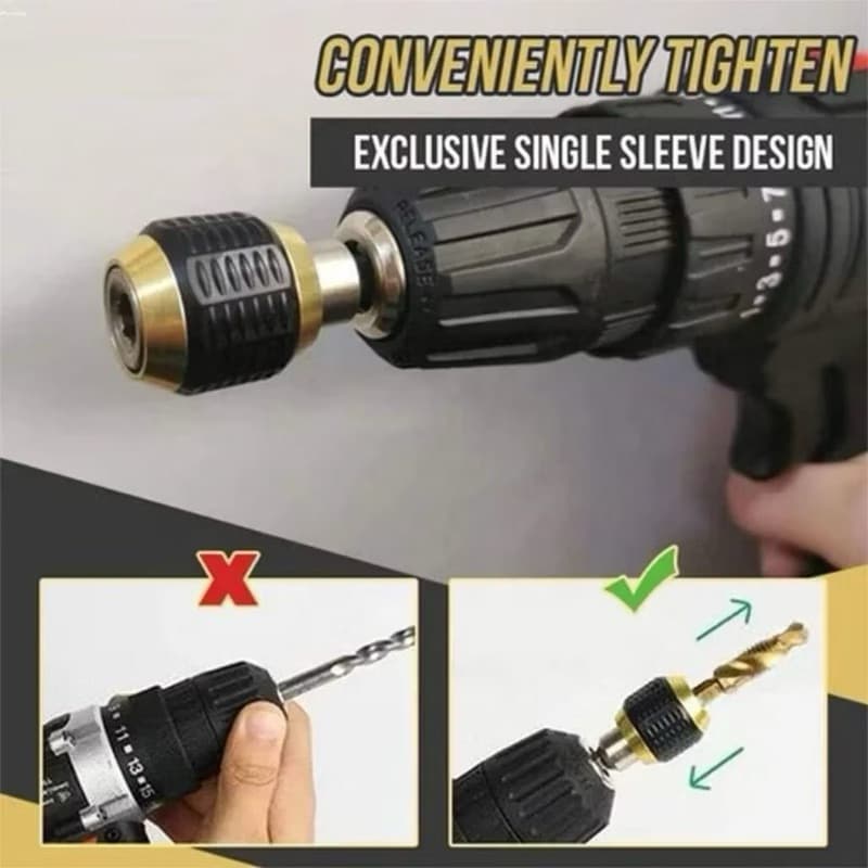 Adaptor Mata Bor Quick Change Chuck Heksagonal Kepala Adaptor Mata Bor Converter