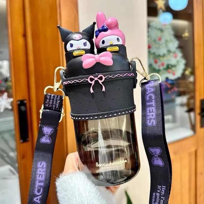 Botol Minum Anak Kuromi Melody A-2362 Botol Minum 700ML Karakter Lucu BPA Free