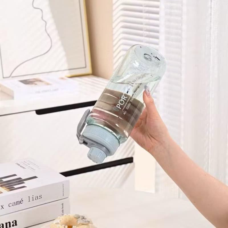 Botol Minum Olahraga 1 Liter BZ-223 Botol Minum Jumbo 1000ML Transparan BPA Free