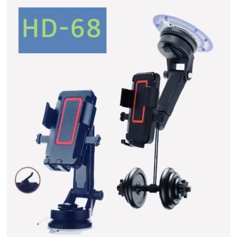 HOLDER MOBIL DASHBOARD HD-68 STAND PHONE DUDUKAN HP UNIVERSAL HD68