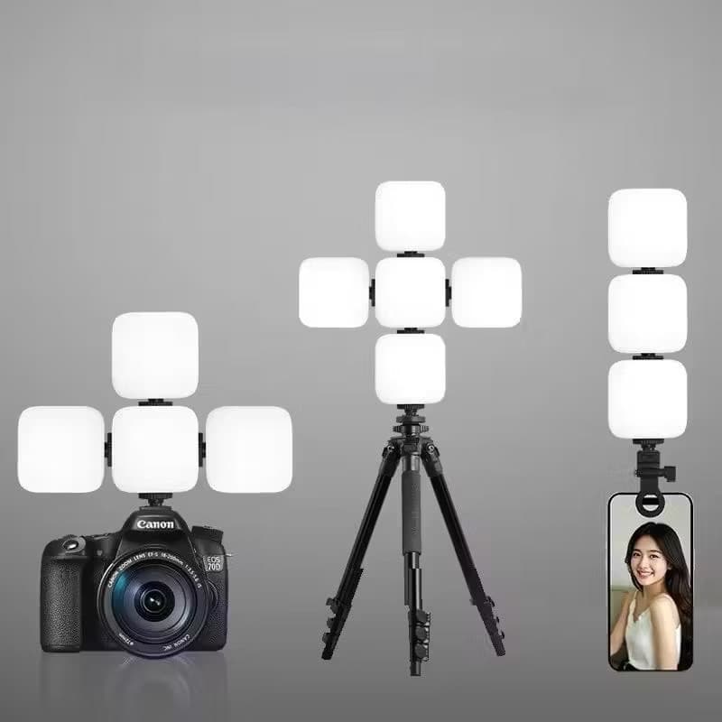 Lampu LED M88 Selfie Light Clip Portable Lampu Clip Mini Vlog Camera Light Serbaguna