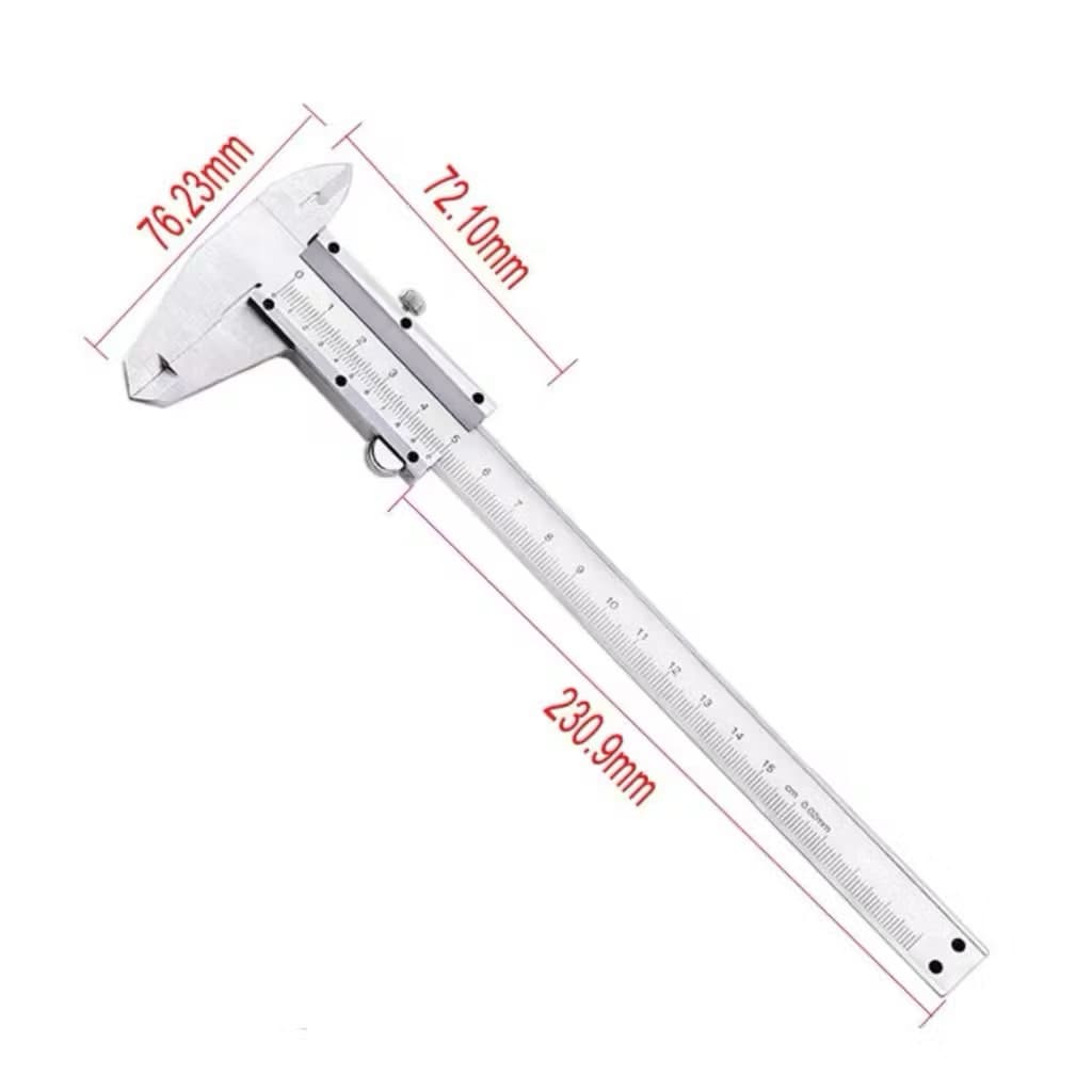 Jangka Sorong Stainless Steel 15CM Vernier Caliper Sigmat Jangka Sorong Micrometer