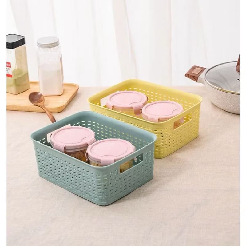 Keranjang Serbaguna Petak Plastik Kotak Tempat Penyimpanan Serbaguna Storage Box Organizer