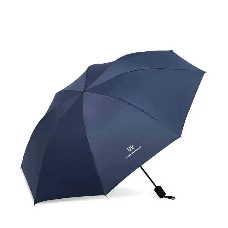 Payung Lipat Anti UV Panas Sinar Matahari Anti Air Payung Lipat UV Protection Motif Polos