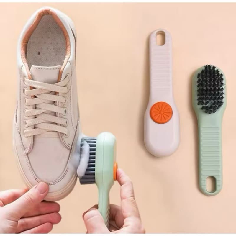 Alat Sikat Pembersih 2in1 Multifungsi Alat Pembersih Dengan Dispenser Tabung Sabun