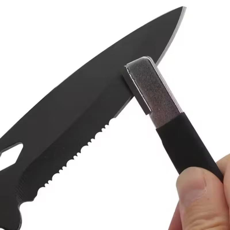 Asah Pisau Portable Pengasah Pisau Kecil Genggam Saku Pocket Sharpener Knife Serbaguna